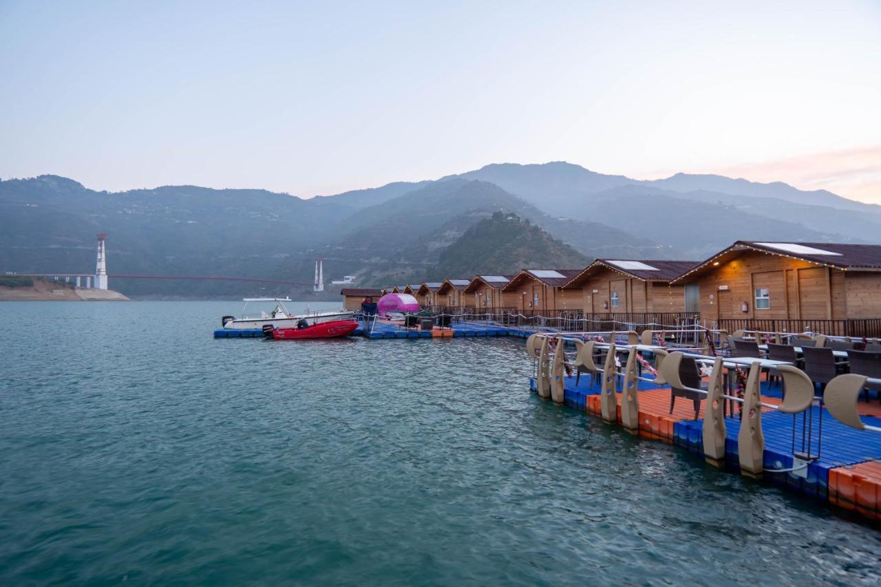 Le Roi Floating Huts & Eco Rooms Tehri New Tehri Eksteriør billede